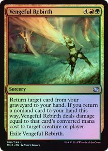 Vengeful Rebirth 188 249 Foil Modern Masters 2015 Foil Singles Vengeful Rebirth 188 249 Foil Modern Masters 2015 Foil Singles