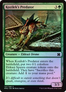 Kozilek s Predator 147 249 Foil Modern Masters 2015 Foil Singles Kozilek s Predator 147 249 Foil Modern Masters 2015 Foil Singles