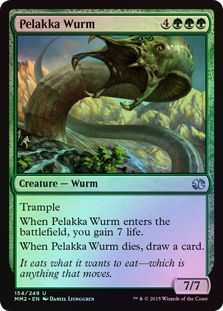 Pelakka Wurm 154 249 Foil Modern Masters 2015 Foil Singles Pelakka Wurm 154 249 Foil Modern Masters 2015 Foil Singles