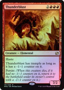 Thunderblust 131 249 Foil Modern Masters 2015 Foil Singles Thunderblust 131 249 Foil Modern Masters 2015 Foil Singles