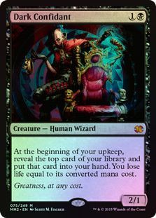 Dark Confidant 075 249 Foil Modern Masters 2015 Foil Singles Dark Confidant 075 249 Foil Modern Masters 2015 Foil Singles