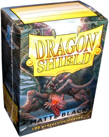 Dragon Shield: Matte Yellow (100) Protective Sleeves