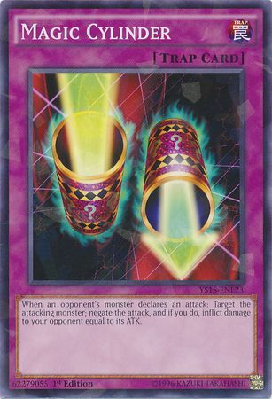 Magic Cylinder YS15 ENL23 Shatterfoil Rare 1st Edition Starter Deck Dark Legion Saber Force Magic Cylinder YS15 ENL23 Shatterfoil Rare 1st Edition Starter Deck Dark Legion Saber Force