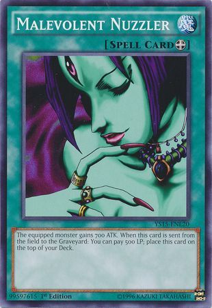 Malevolent Nuzzler YS15 ENL20 Common 1st Edition Starter Deck Dark Legion Saber Force Malevolent Nuzzler YS15 ENL20 Common 1st Edition Starter Deck Dark Legion Saber Force