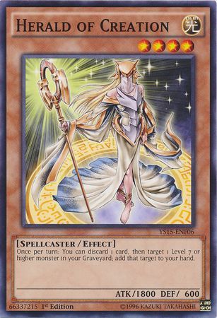 Herald of Creation YS15 ENF06 Common 1st Edition Starter Deck Dark Legion Saber Force Herald of Creation YS15 ENF06 Common 1st Edition Starter Deck Dark Legion Saber Force
