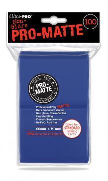 Ultra Pro PRO Matte Blue Standard Sized Sleeves UP84514 Sleeves Ultra Pro PRO Matte Blue Standard Sized Sleeves UP84514 Sleeves