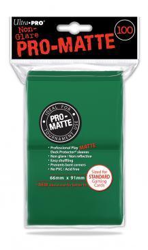 Ultra Pro PRO Matte Green Standard Sized Sleeves UP84517 Sleeves Ultra Pro PRO Matte Green Standard Sized Sleeves UP84517 Sleeves