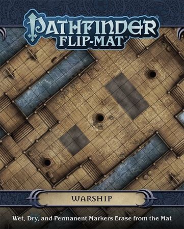 Pathfinder Warship Flip Mat Paizo PZO30065 Pathfinder Warship Flip Mat Paizo PZO30065