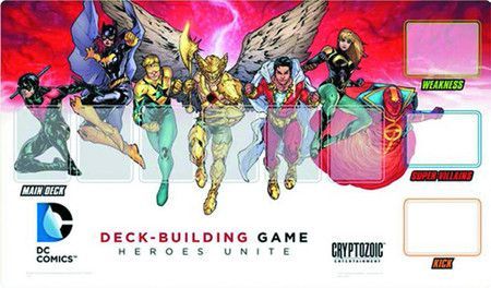 DC Comics Deckbuilding Heroes Unite Playmat CZE01711 Playmats DC Comics Deckbuilding Heroes Unite Playmat CZE01711 Playmats