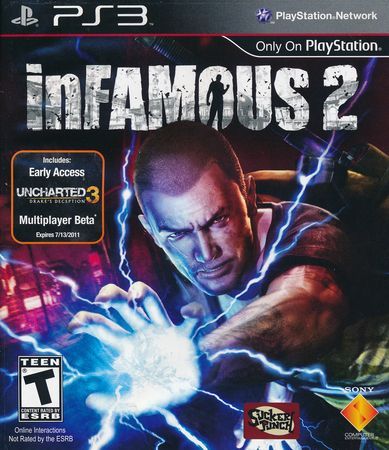 Infamous 2 Playstation 3 Sony Playstation 3 PS3 Infamous 2 Playstation 3 Sony Playstation 3 PS3