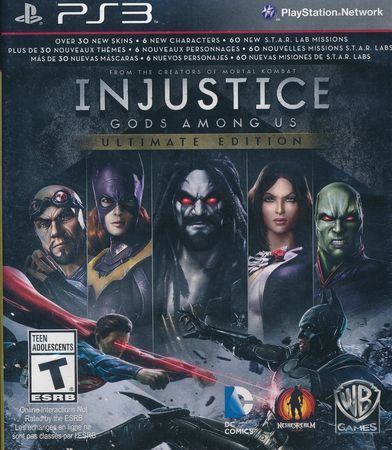 Injustice: Gods Among Us Ultimate Edition Playstation 3