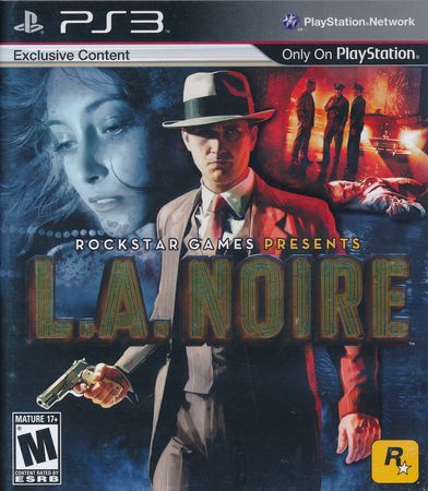 L A Noire Playstation 3 Sony Playstation 3 PS3 L A Noire Playstation 3 Sony Playstation 3 PS3