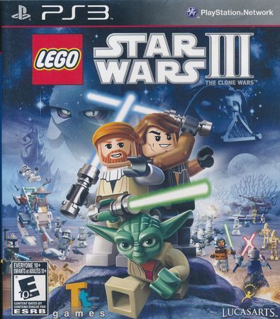 LEGO Star Wars III The Clone Wars Playstation 3 Sony PlayStation 3 PS3 LEGO Star Wars III The Clone Wars Playstation 3 Sony PlayStation 3 PS3