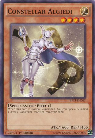 Constellar Algiedi SP15 EN007 Common 1st Edition Star Pack ARC V Singles Constellar Algiedi SP15 EN007 Common 1st Edition Star Pack ARC V Singles
