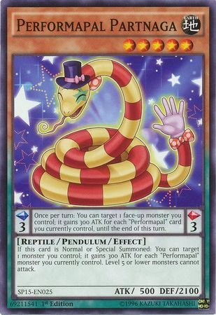 Performapal Partnaga SP15 EN025 Common 1st Edition Star Pack ARC V Singles Performapal Partnaga SP15 EN025 Common 1st Edition Star Pack ARC V Singles