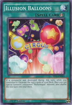 Illusion Balloons SP15 EN044 Common 1st Edition Star Pack ARC V Singles Illusion Balloons SP15 EN044 Common 1st Edition Star Pack ARC V Singles
