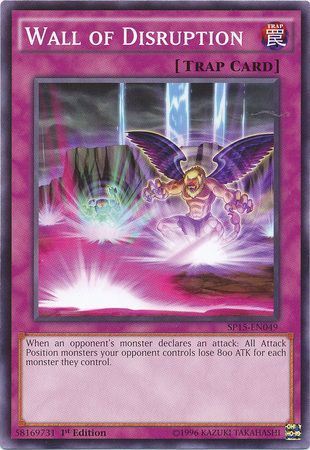 Wall of Disruption SP15 EN049 Common 1st Edition Wall of Disruption SP15 EN049 Common 1st Edition