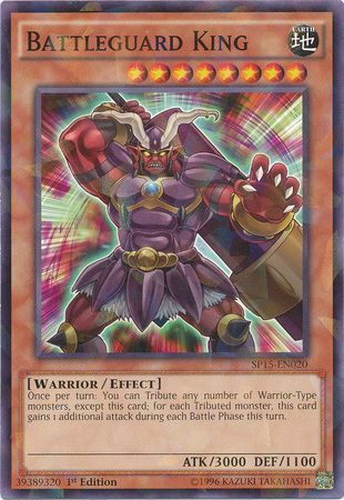 Battleguard King SP15 EN020 Shatterfoil Rare 1st Edition Battleguard King SP15 EN020 Shatterfoil Rare 1st Edition