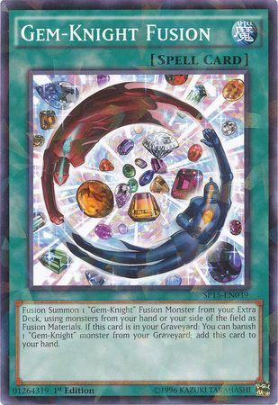Gem Knight Fusion SP15 EN039 Shatterfoil Rare 1st Edition Gem Knight Fusion SP15 EN039 Shatterfoil Rare 1st Edition