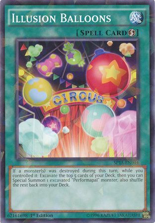 Illusion Balloons SP15 EN044 Shatterfoil Rare 1st Edition Star Pack ARC V Singles Illusion Balloons SP15 EN044 Shatterfoil Rare 1st Edition Star Pack ARC V Singles