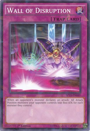 Wall of Disruption SP15 EN049 Shatterfoil Rare 1st Edition Star Pack ARC V Singles Wall of Disruption SP15 EN049 Shatterfoil Rare 1st Edition Star Pack ARC V Singles