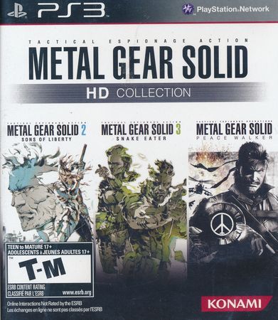 Metal Gear Solid HD Collection Playstation 3 Metal Gear Solid HD Collection Playstation 3
