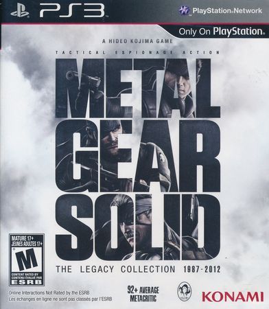 Metal Gear Solid The Legacy Collection Playstation 3 Sony Playstation 3 PS3 Metal Gear Solid The Legacy Collection Playstation 3 Sony Playstation 3 PS3