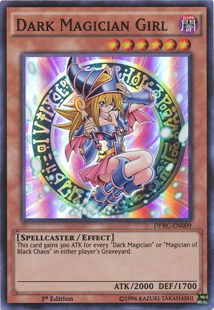 Dark Magician Girl - DPBC-EN009 - Super Rare 1st Edition