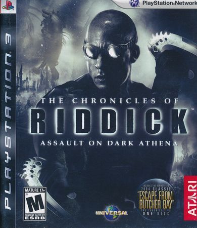 The Chronicles of Riddick Assault on Dark Athena Playstation 3 Sony Playstation 3 PS3 The Chronicles of Riddick Assault on Dark Athena Playstation 3 Sony Playstation 3 PS3