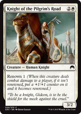 Knight of the Pilgrim s Road 020 272 Magic Origins Singles Knight of the Pilgrim s Road 020 272 Magic Origins Singles