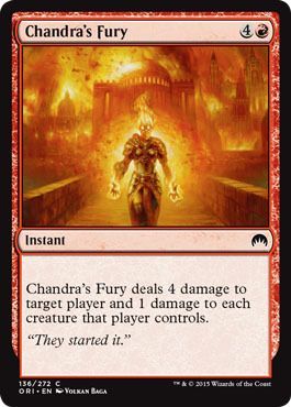 Chandra s Fury 136 272 Magic Origins Singles Chandra s Fury 136 272 Magic Origins Singles