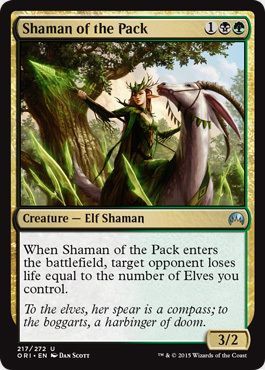 Shaman of the Pack 217 272 Magic Origins Singles Shaman of the Pack 217 272 Magic Origins Singles
