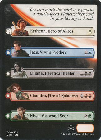Magic Origins Checklist Card Magic Origins Singles Magic Origins Checklist Card Magic Origins Singles