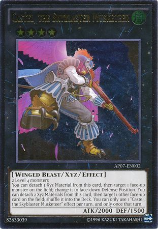 Ultimate Rare Castel the Skyblaster Musketeer AP07 EN002 Astral Pack 7 AP07 Ultimate Rare Castel the Skyblaster Musketeer AP07 EN002 Astral Pack 7 AP07