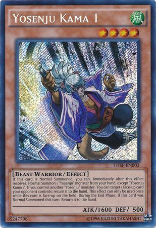 Yosenju Kama 1 THSF EN003 Secret Rare Unlimited Yosenju Kama 1 THSF EN003 Secret Rare Unlimited