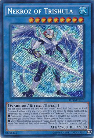 Nekroz of Trishula THSF EN015 Secret Rare Unlimited The Secret Forces THSF Unlimited Singles Nekroz of Trishula THSF EN015 Secret Rare Unlimited The Secret Forces THSF Unlimited Singles