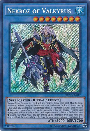 Nekroz of Valkyrus THSF EN017 Secret Rare Unlimited Nekroz of Valkyrus THSF EN017 Secret Rare Unlimited