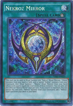 Nekroz Mirror THSF EN020 Secret Rare Unlimited Nekroz Mirror THSF EN020 Secret Rare Unlimited