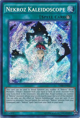 Nekroz Kaleidoscope THSF EN021 Secret Rare Unlimited The Secret Forces THSF Unlimited Singles Nekroz Kaleidoscope THSF EN021 Secret Rare Unlimited The Secret Forces THSF Unlimited Singles
