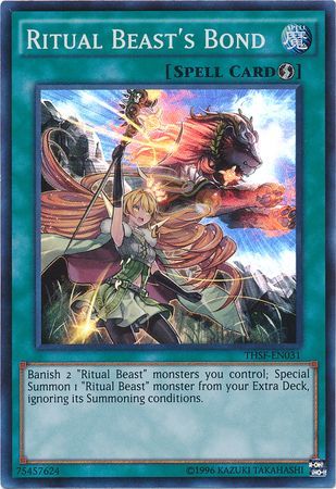 Ritual Beast s Bond THSF EN031 Super Rare Unlimited The Secret Forces THSF Unlimited Singles Ritual Beast s Bond THSF EN031 Super Rare Unlimited The Secret Forces THSF Unlimited Singles