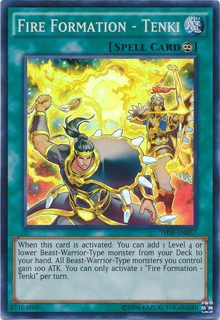 Fire Formation Tenki THSF EN057 Super Rare Unlimited The Secret Forces THSF Unlimited Singles Fire Formation Tenki THSF EN057 Super Rare Unlimited The Secret Forces THSF Unlimited Singles
