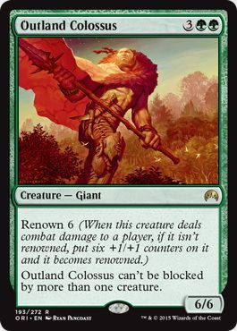 Outland Colossus 193 272 Magic Origins Singles Outland Colossus 193 272 Magic Origins Singles