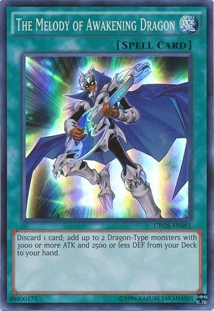 The Melody of Awakening Dragon CROS EN091 Super Rare Unlimited The Melody of Awakening Dragon CROS EN091 Super Rare Unlimited