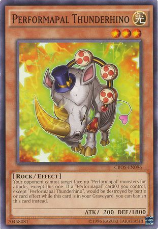 Performapal Thunderhino CROS EN096 Common Unlimited Crossed Souls Unlimited Singles Performapal Thunderhino CROS EN096 Common Unlimited Crossed Souls Unlimited Singles