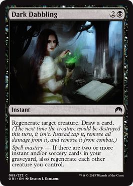 Dark Dabbling 089 272 Magic Origins Singles Dark Dabbling 089 272 Magic Origins Singles