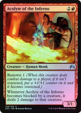 Acolyte of the Inferno Foil 128 272 Magic Origins Foil Singles Acolyte of the Inferno Foil 128 272 Magic Origins Foil Singles