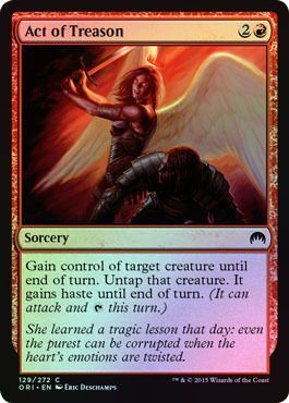 Act of Treason 129 272 Foil Magic Origins Foil Singles Act of Treason 129 272 Foil Magic Origins Foil Singles