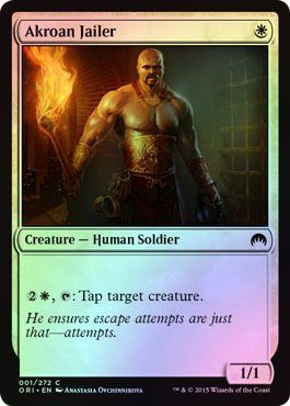 Akroan Jailer 001 272 Foil Akroan Jailer 001 272 Foil