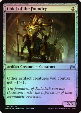 Chief of the Foundry Foil 225 272 Magic Origins Foil Singles Chief of the Foundry Foil 225 272 Magic Origins Foil Singles