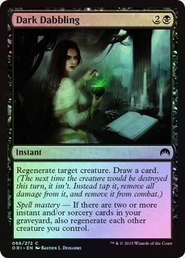 Dark Dabbling 089 272 Foil Magic Origins Foil Singles Dark Dabbling 089 272 Foil Magic Origins Foil Singles